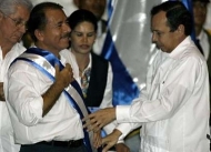 ortega reçoit le bandeau présidentiel