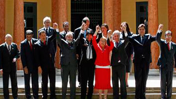 les présidents d'Amérique du sud