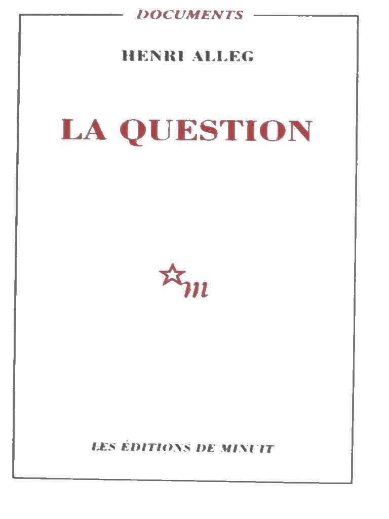 la question d'henri alleg